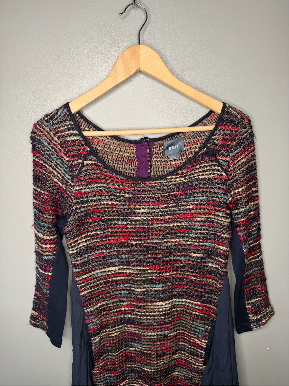 Anthropologie Maeve Marley Boucle Knit Mini Dress - Picture 4 of 11